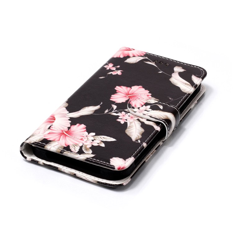 Azalee Blume - Universal Pattern Printing Leder Brieftasche Handytasche Für Iphone 8 / Lg K3 (2017)-3
