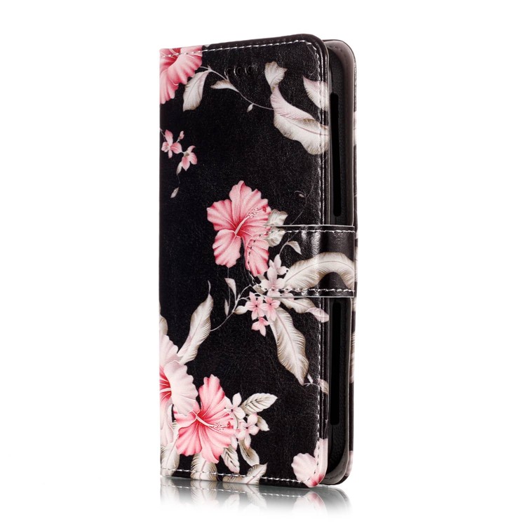 Azalee Blume - Universal Pattern Printing Leder Brieftasche Handytasche Für Iphone 8 / Lg K3 (2017)-7