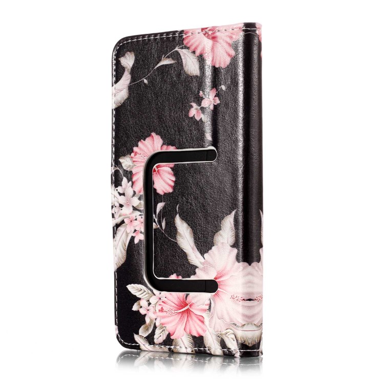 Azalee Blume - Universal Pattern Printing Leder Brieftasche Handytasche Für Iphone 8 / Lg K3 (2017)-8