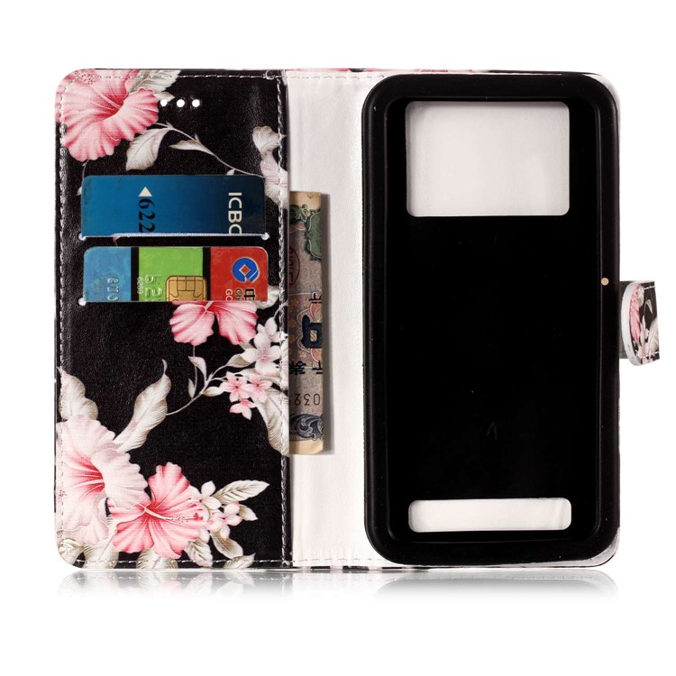 Azalee Blume - Universal Pattern Printing Leder Brieftasche Handytasche Für Iphone 8 / Lg K3 (2017)-9