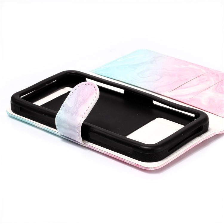 Lentejuelas Brillantes - Funda Universal Para Celular Con Estampado De Cuero Para LG K8 (2018) / Galaxy J3 (2018)-5
