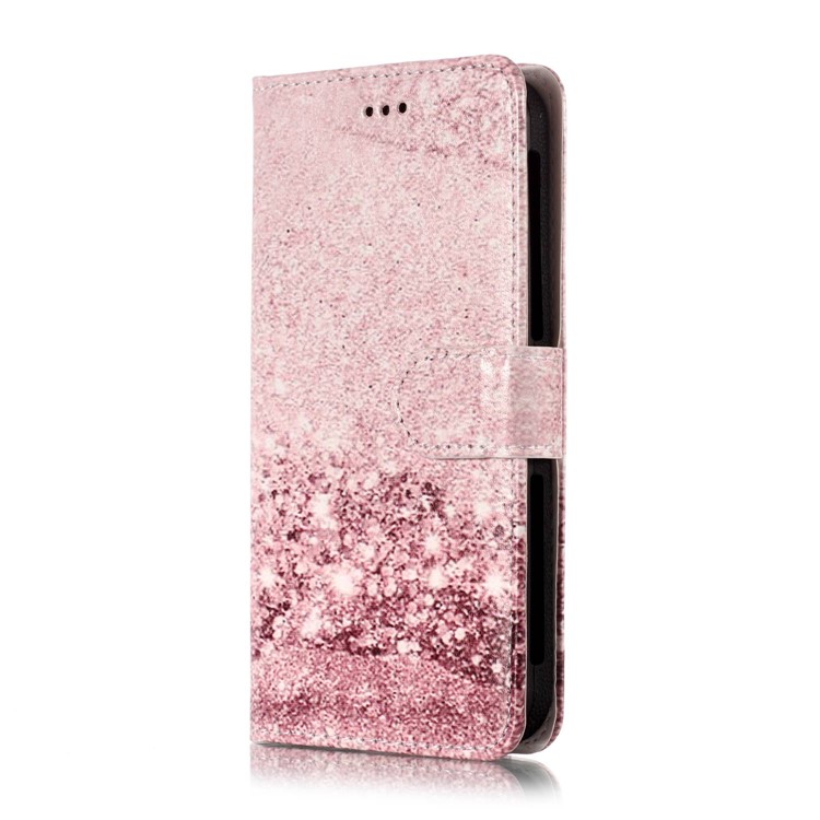 Lentejuelas Brillantes - Funda Universal Para Celular Con Estampado De Cuero Para LG K8 (2018) / Galaxy J3 (2018)-8