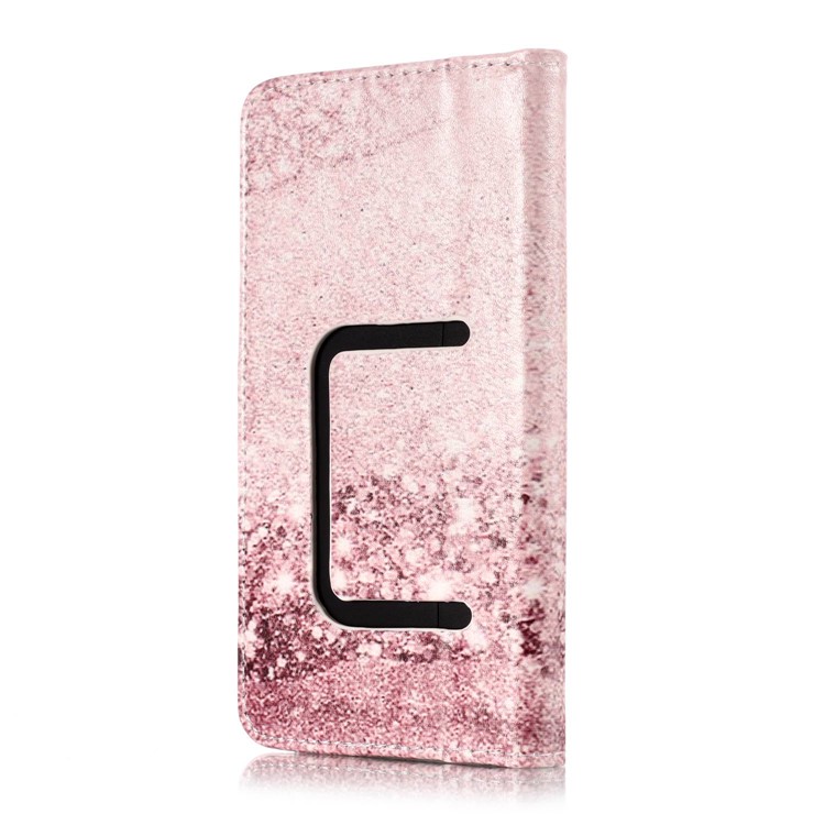 Lentejuelas Brillantes - Funda Universal Para Celular Con Estampado De Cuero Para LG K8 (2018) / Galaxy J3 (2018)-9