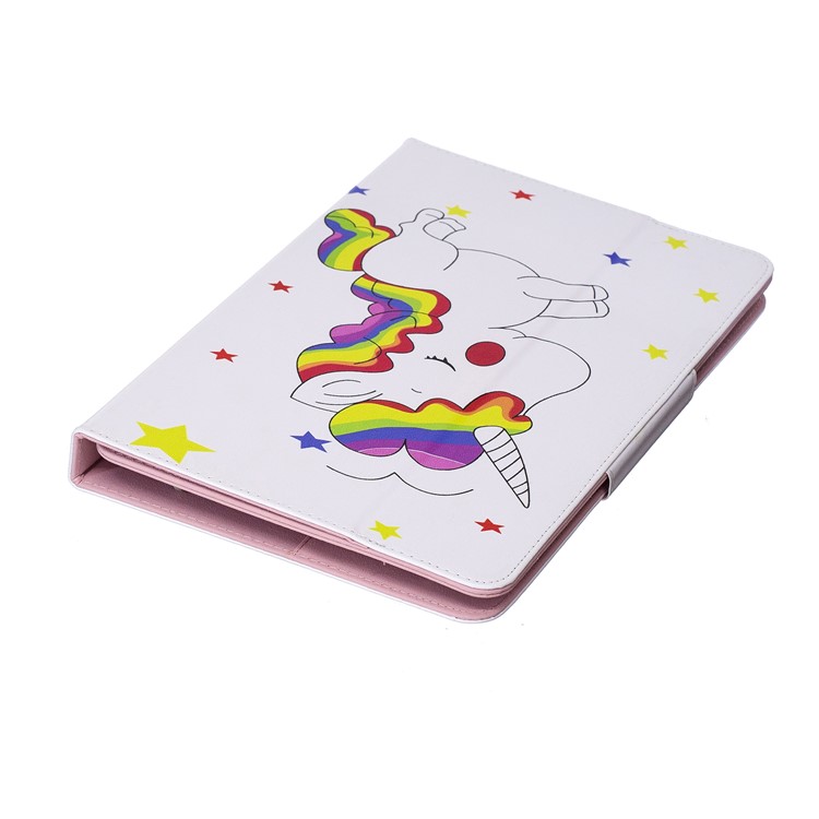 Musterdruck Universal-Leder-Etui Für 10-Zoll-Tablet-PC - Einhörner Und Sterne-7