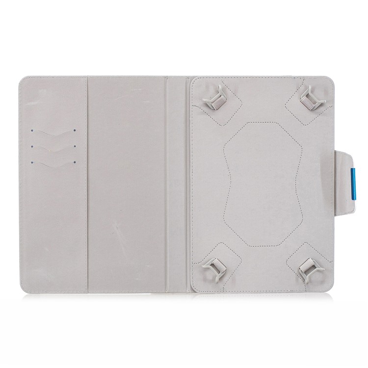 Modèle Impression Couverture De Support En Cuir Magnétique Universel Pour Tablette PC 10 Pouces - Panda Et Coeur-8