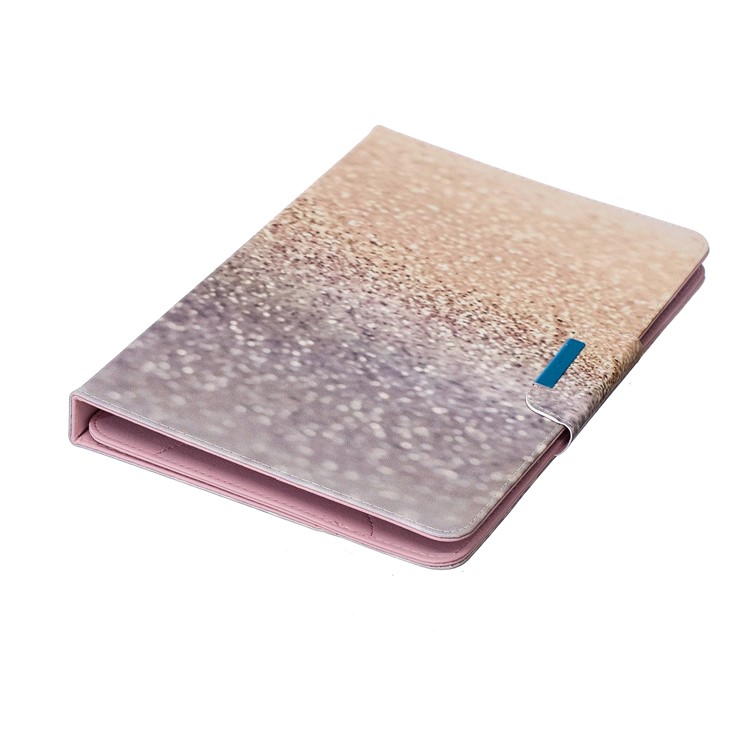 Estampado De Patrones De Billetera Universal Cubierta De Cuero Con Soporte Para Tablet PC De 7 Pulgadas - Patrón De Oro Brillo-6