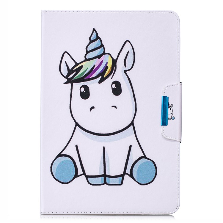 Padrão De Impressão De Couro Universal Caso Titular Do Cartão Para PC Tablet De 7 Polegadas - Teste Padrão Dos Desenhos Animados-2