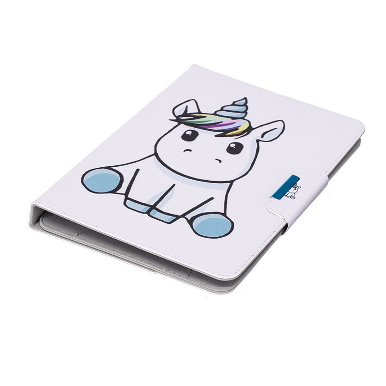 Padrão De Impressão De Couro Universal Caso Titular Do Cartão Para PC Tablet De 7 Polegadas - Teste Padrão Dos Desenhos Animados-6