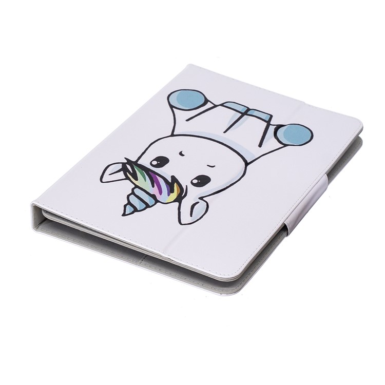 Padrão De Impressão De Couro Universal Caso Titular Do Cartão Para PC Tablet De 7 Polegadas - Teste Padrão Dos Desenhos Animados-7