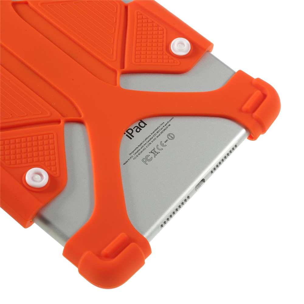 Coque De Protection Souple Universelle En Silicone Pour Ipad 9.7 (2018) / Pro 10.5 (2017) - Orange-4