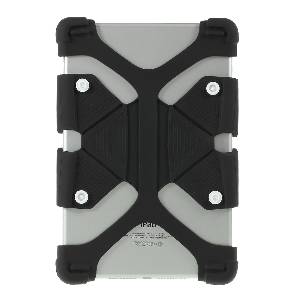 Custodia Universale Flessibile Per Tablet In Silicone Per Ipad 9.7 (2018) / Pro 10.5 (2017) - Nero-1