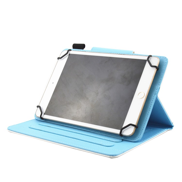 Patterned 10-inch Tablet Universal PU Leather Wallet Case for iPad 9.7 (2018) / Lenovo Tab 4 10 Plus etc - Unicorn and Stars-8