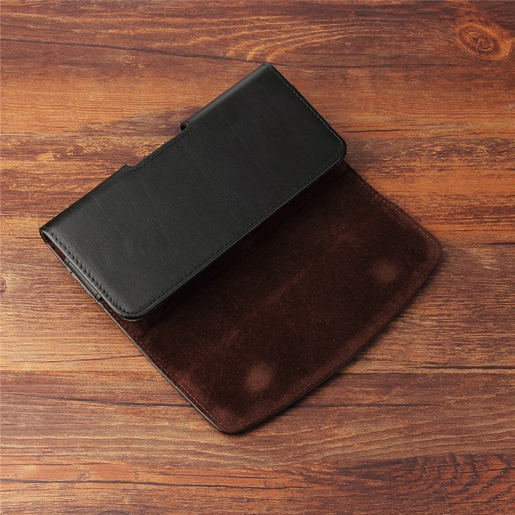 A2 5,5-5,7 Zoll Echtes Leder Gürteltasche Holster Pouch Für Iphone Samsung Huawei Etc.-11