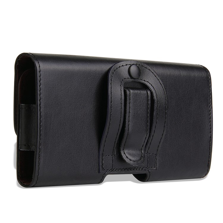 A2 5,5-5,7 Zoll Echtes Leder Gürteltasche Holster Pouch Für Iphone Samsung Huawei Etc.-2