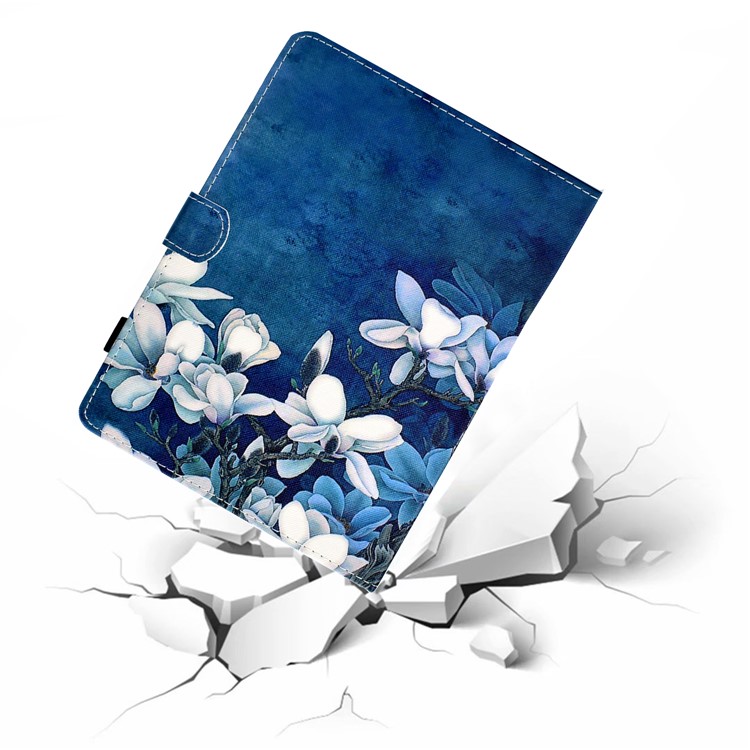 Caixa Magnética de Couro Para Comprimido Universal de 7 Polegadas Para Huawei Mediapad T2 7.0 / Galaxy Tab 3 7.0 Etc - Estilo de Flor 2-5