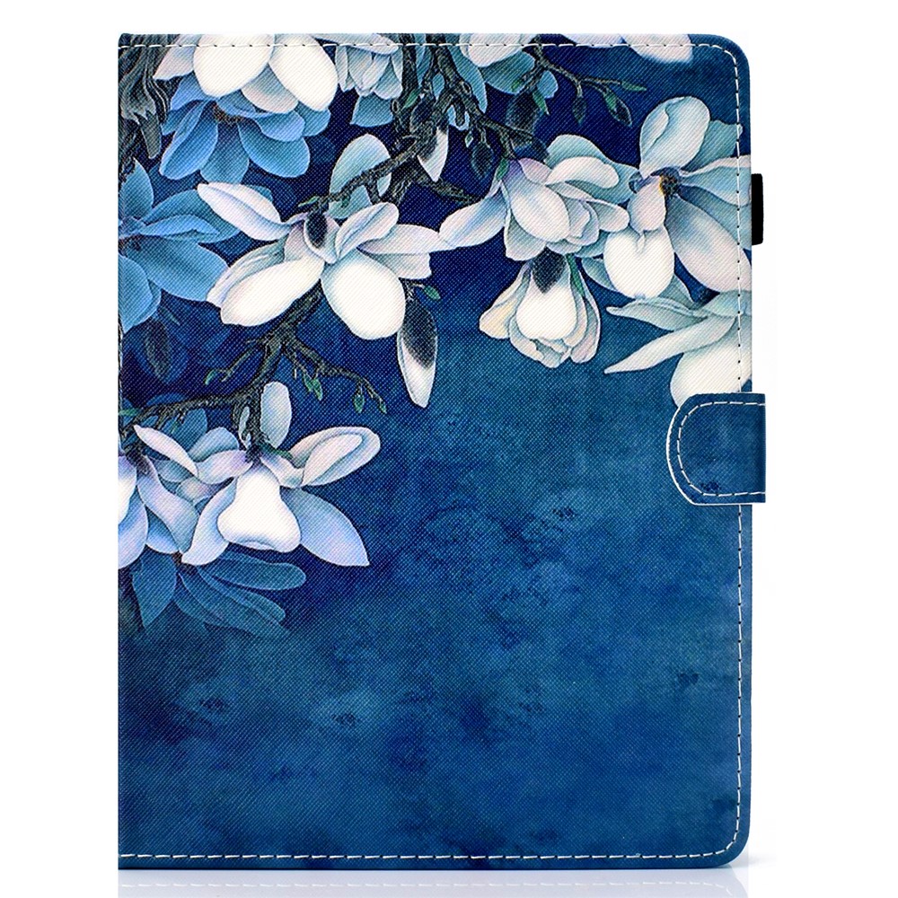 Patterned 10-inch Tablet Universal PU Leather Stand Case for iPad 9.7 (2018) / Lenovo Tab 4 10 Plus etc - Flower Style 1-2