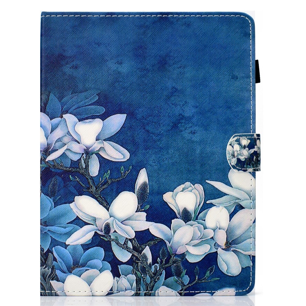 Patterned 10-inch Tablet Universal PU Leather Stand Cover for iPad 9.7 (2018) / Lenovo Tab 4 10 Plus etc - Flower Style 2-2