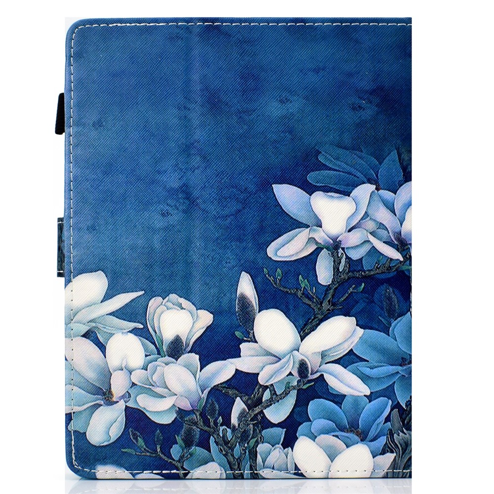 Patterned 10-inch Tablet Universal PU Leather Stand Cover for iPad 9.7 (2018) / Lenovo Tab 4 10 Plus etc - Flower Style 2-3