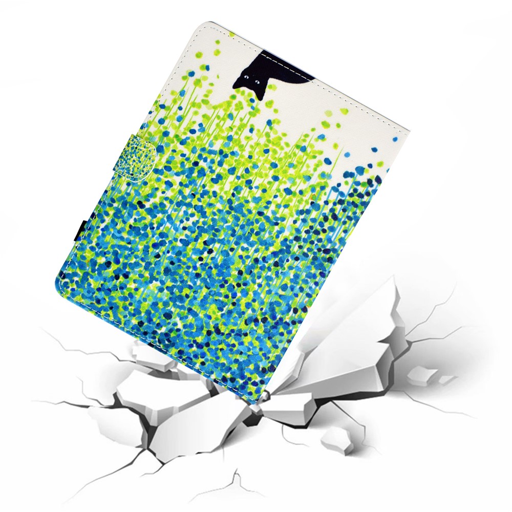 Patterned 10-inch Tablet Universal PU Leather Stand Shell for iPad 9.7 (2018) / Lenovo Tab 4 10 Plus etc - Cat and Dots-5