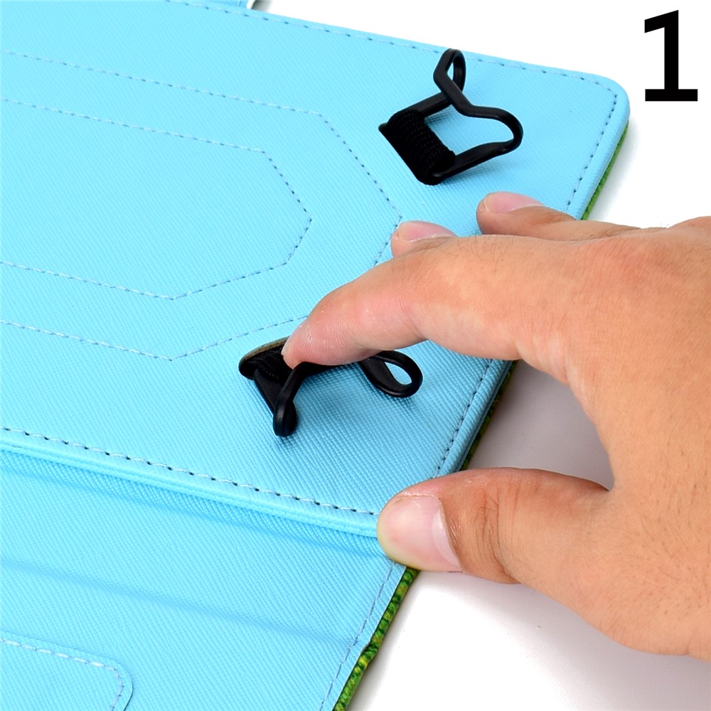 Patterned 10-inch Tablet Universal PU Leather Stand Shell for iPad 9.7 (2018) / Lenovo Tab 4 10 Plus etc - Cat and Dots-6