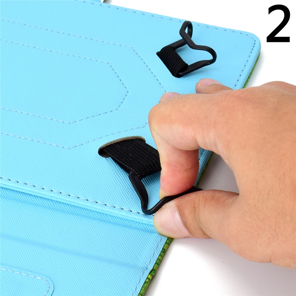 Patterned 10-inch Tablet Universal PU Leather Stand Shell for iPad 9.7 (2018) / Lenovo Tab 4 10 Plus etc - Cat and Dots-7