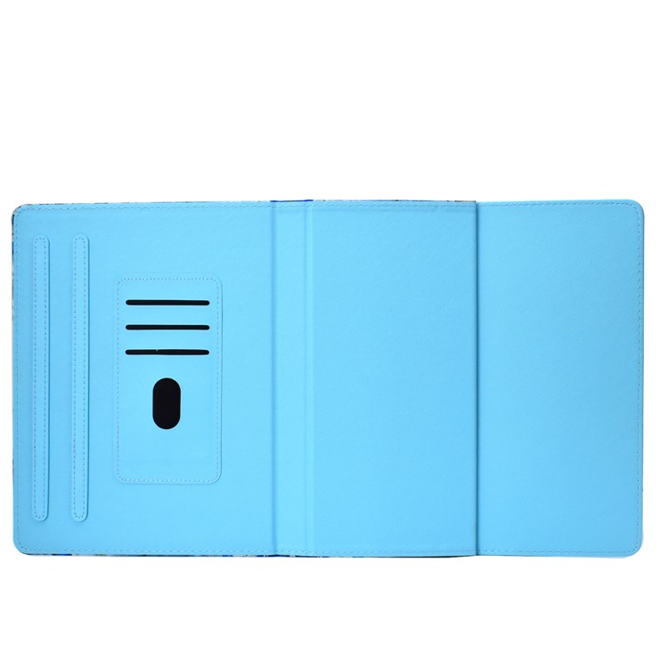 Patterned 10-inch Tablet Universal PU Leather Card Slots Cover for iPad 9.7 (2018) / Lenovo Tab 4 10 Plus etc - Unicorn and Stars-7