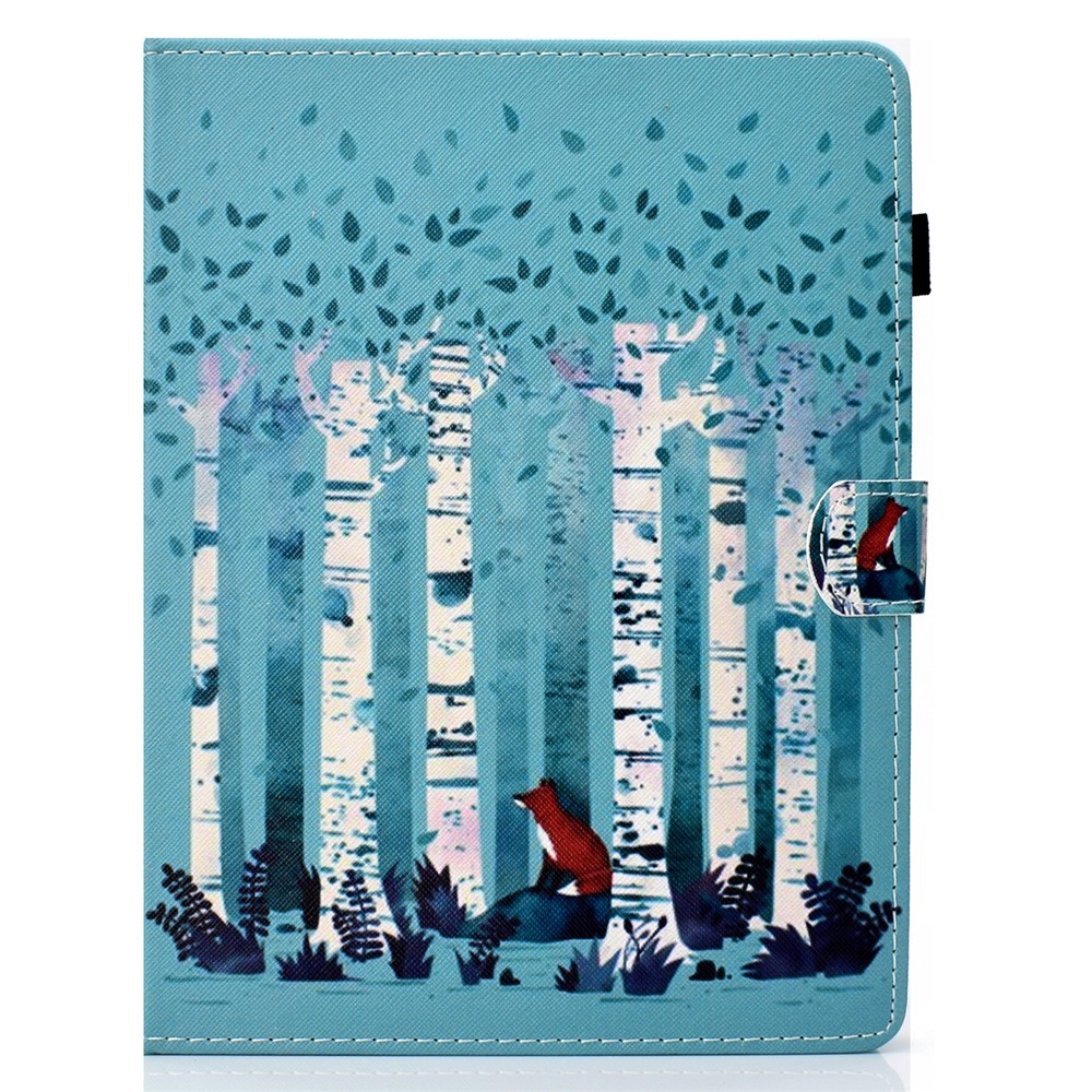 Patterned 10-inch Tablet Universal PU Leather Card Holder Cover for iPad 9.7 (2018) / Lenovo Tab 4 10 Plus etc - Forest-2