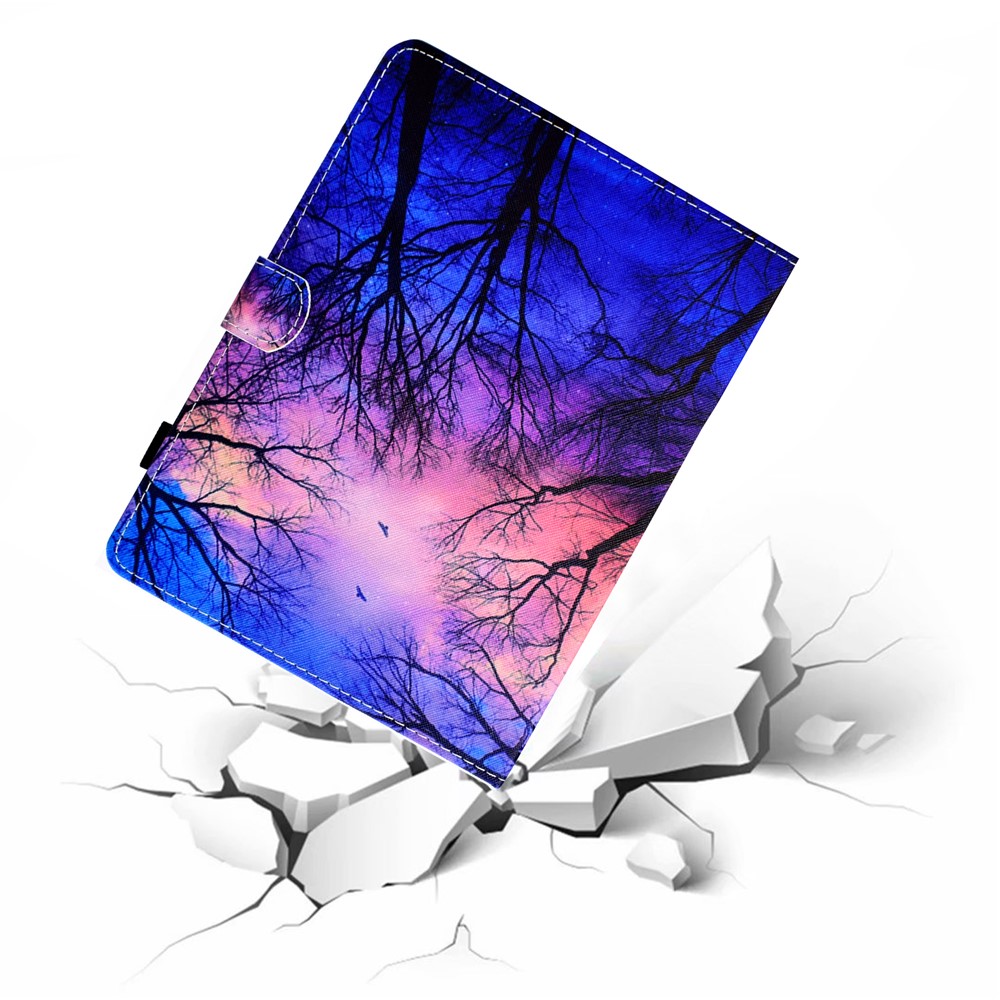Gemusterte 10-Zoll-Tablette Universal PU Leder Schutzhülle Für Ipad 9.7 (2018) / Lenovo Tab 4 10 Plus Etc - Nacht Fallen-5