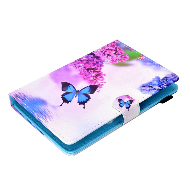 Patterned 10-inch Tablet Universal PU Leather Wallet Protective Case for iPad 9.7 (2018) / Lenovo Tab 4 10 Plus etc - Butterfly-5