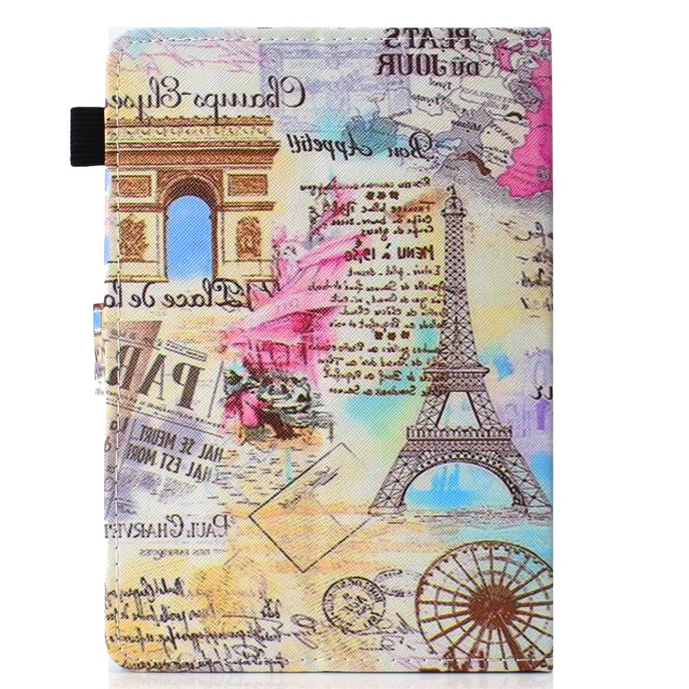 Gemusterte 10-Zoll-Tablette Universal-PU-Leder Brieftasche Schutzhülle Für IPad 9.7 (2018) / Lenovo Tab 4 10 Plus Etc - Romantisches Paris-3
