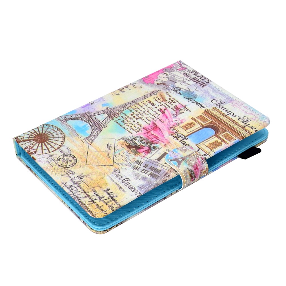 Gemusterte 10-Zoll-Tablette Universal-PU-Leder Brieftasche Schutzhülle Für IPad 9.7 (2018) / Lenovo Tab 4 10 Plus Etc - Romantisches Paris-5