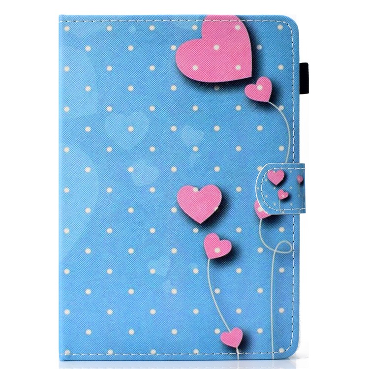 Patterned Universal 8-inch Tablet PU Leather Wallet Mobile Phone Shell for Lenovo Tab 4 8, etc - Hearts-2
