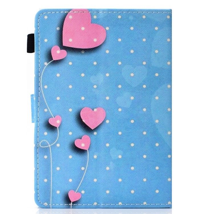 Patterned Universal 8-inch Tablet PU Leather Wallet Mobile Phone Shell for Lenovo Tab 4 8, etc - Hearts-3