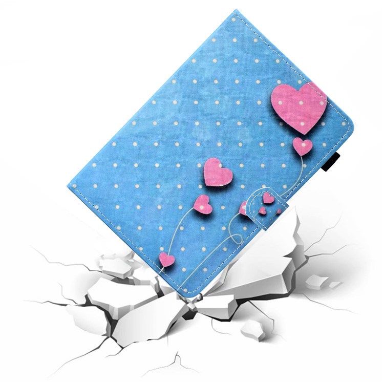 Patterned Universal 8-inch Tablet PU Leather Wallet Mobile Phone Shell for Lenovo Tab 4 8, etc - Hearts-6