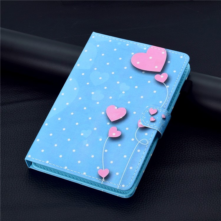 Patterned Universal 8-inch Tablet PU Leather Wallet Mobile Phone Shell for Lenovo Tab 4 8, etc - Hearts-7