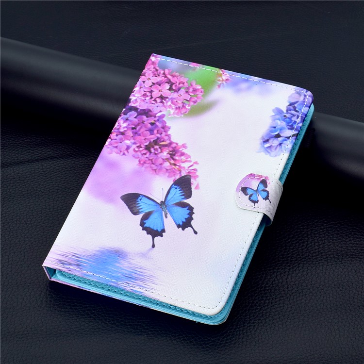 Patterned Universal 8-inch Tablet PU Leather Wallet Protective Case for Lenovo Tab 4 8, etc - Butterfly-7