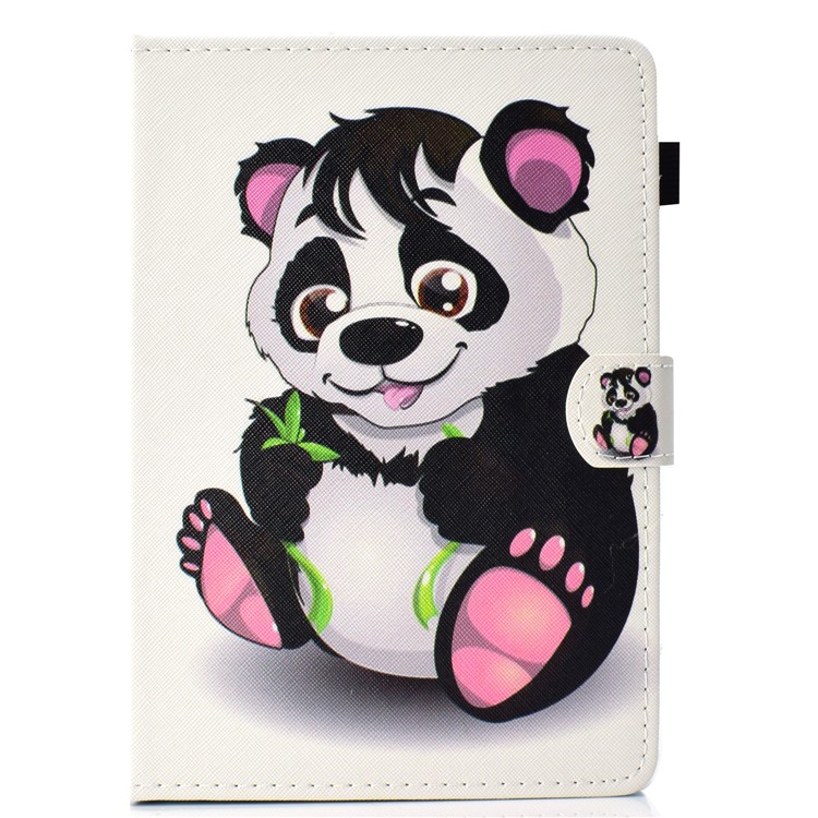 Patterned Universal 8-inch Tablet PU Leather Magnetic Wallet Case for Lenovo Tab 4 8, etc - Panda-2