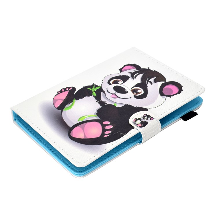 Patterned Universal 8-inch Tablet PU Leather Magnetic Wallet Case for Lenovo Tab 4 8, etc - Panda-5
