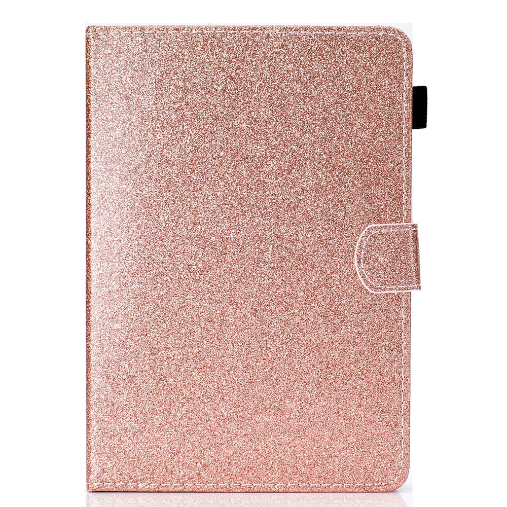 Pó De Flash Universal Decorado Caso De Titular De Cartão De Couro Para 10 Polegadas Tablet PC - Rosa Ouro-3