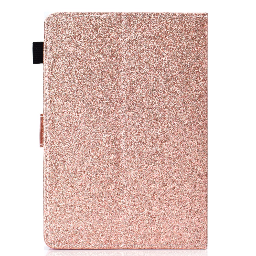 Pó De Flash Universal Decorado Caso De Titular De Cartão De Couro Para 10 Polegadas Tablet PC - Rosa Ouro-4