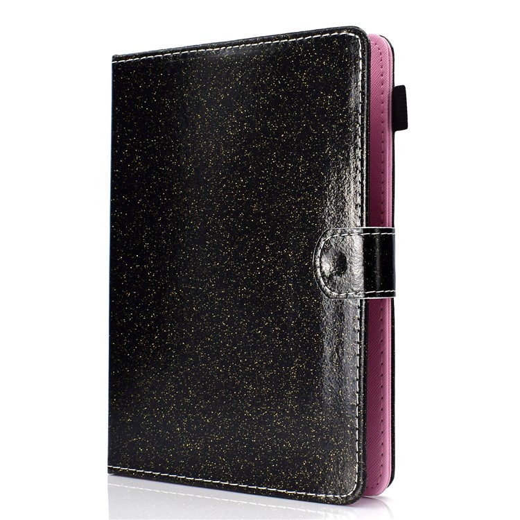 8-inch Flash Powder Universal PU Leather Stand Case for Huawei MediaPad T3 8.0 etc - Black-5