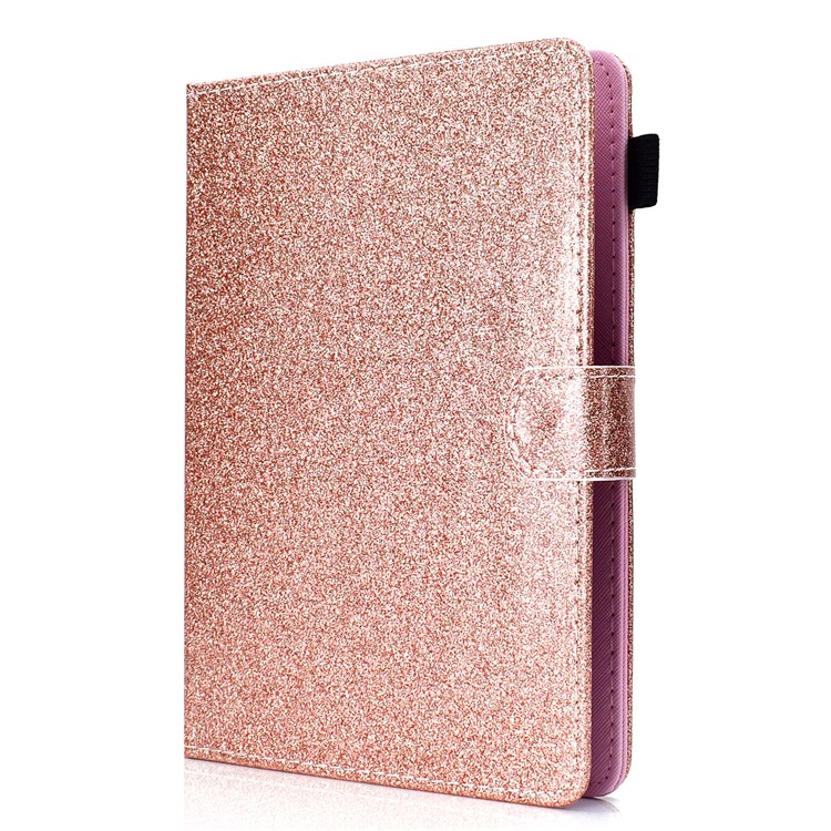 8-inch Flash Powder Universal PU Leather Card Slots Shell for Huawei MediaPad T3 8.0 etc - Rose Gold-5