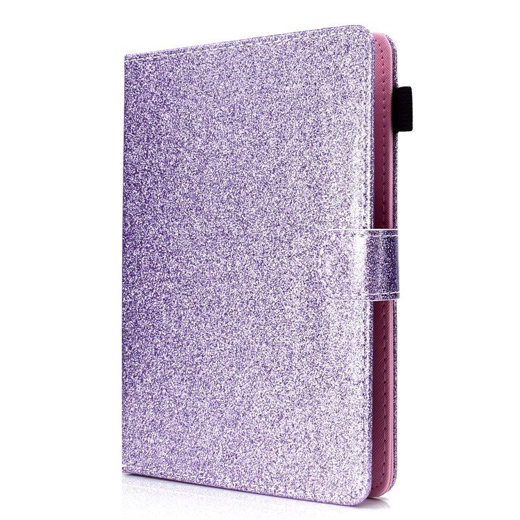 8-inch Flash Powder Universal PU Leather Stand Tablet Cover for Huawei MediaPad T3 8.0 etc - Purple-4
