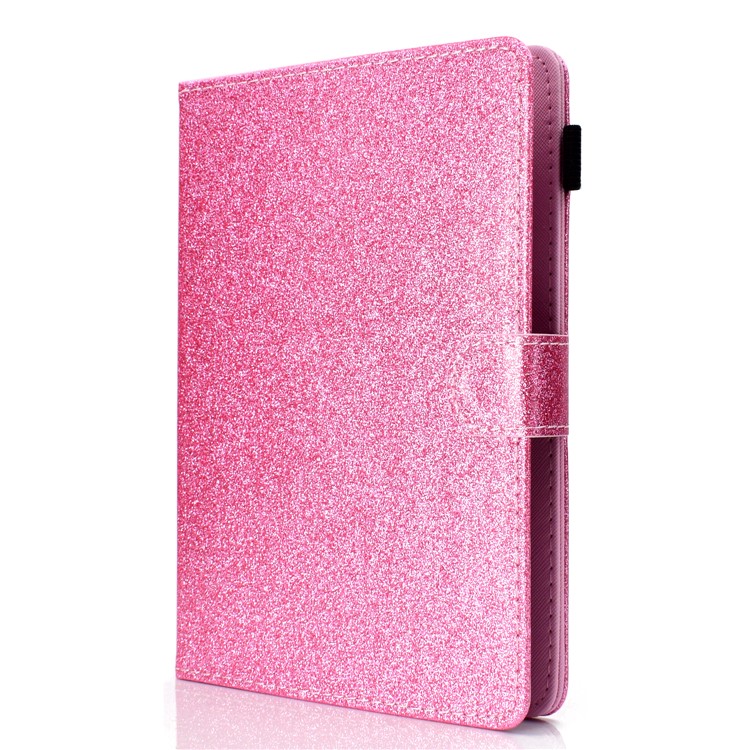 7-inch Flash Powder Universal PU Leather Stand Cover for Huawei MediaPad T2 7.0 etc - Pink-5