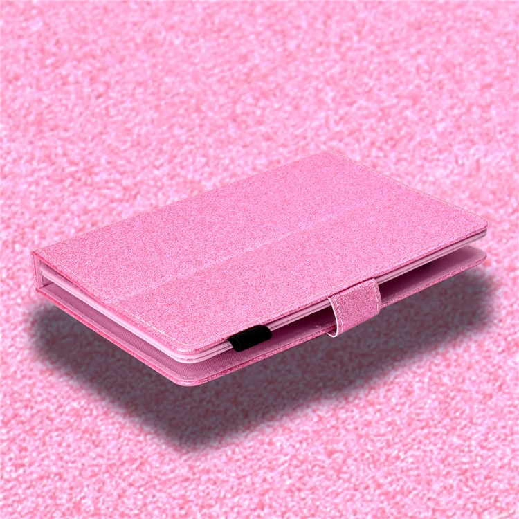 7-zoll-blitzpulver Universal PU Leder Stand Cover Für Huawei MediaPad T2 7.0 Usw. - Rosa