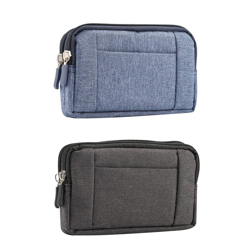 6.4 Polegada Ao Ar Livre Tactical Molle Malote Pacote De Cintura Utilitário Esportivo Gadget Telefone Saco - Preto-12