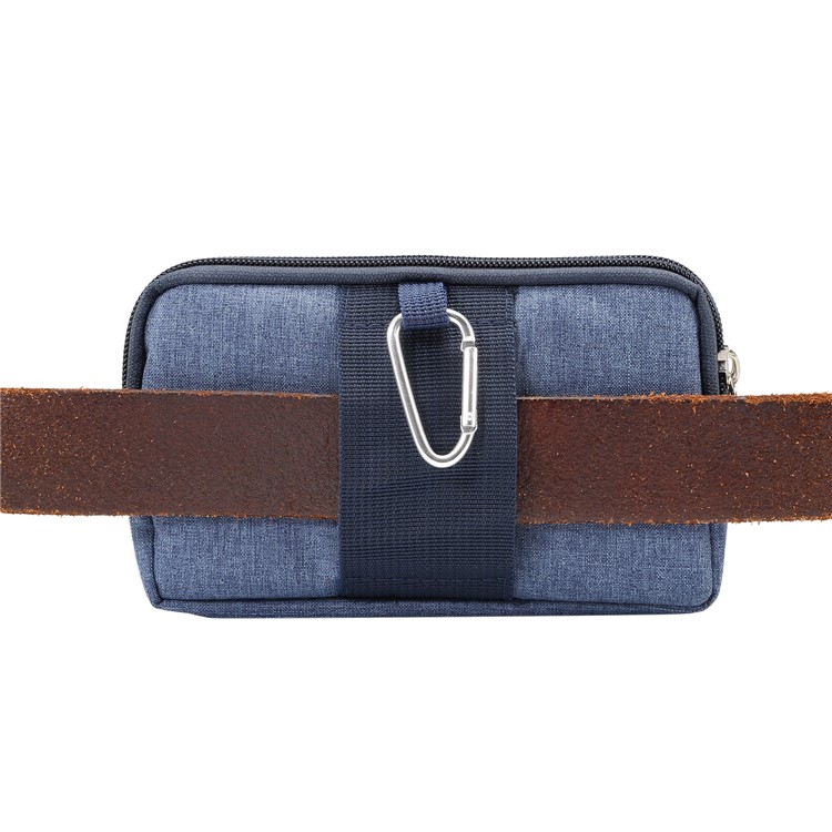 6.4 Pulgadas Al Aire Libre Tactical Molle Jeans Paño Bolsa Cintura Paquete Utilidad Gadget Bolso Del Teléfono - Azul-8