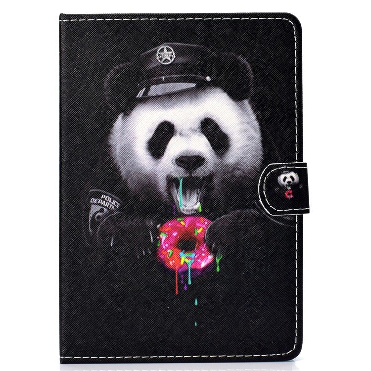 Universal 10-Zoll-Tablette Gemusterten PU-Leder-Kartenhalter Fall Für Ipad 9.7 (2018) / LG G Pad III Usw - Gieriger Panda-2