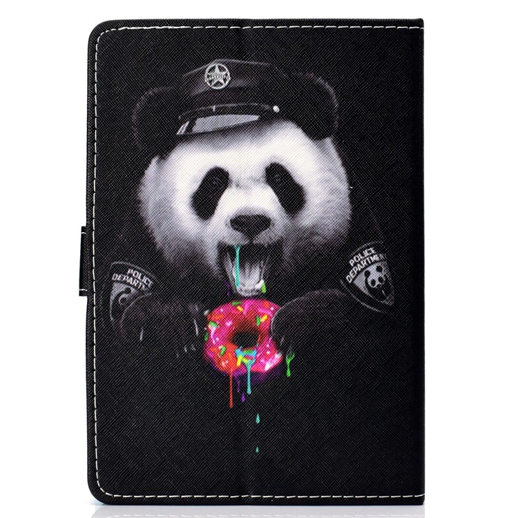Universal 10-Zoll-Tablette Gemusterten PU-Leder-Kartenhalter Fall Für Ipad 9.7 (2018) / LG G Pad III Usw - Gieriger Panda-3
