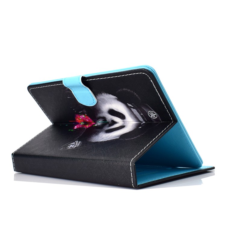Universal 10-Zoll-Tablette Gemusterten PU-Leder-Kartenhalter Fall Für Ipad 9.7 (2018) / LG G Pad III Usw - Gieriger Panda-4